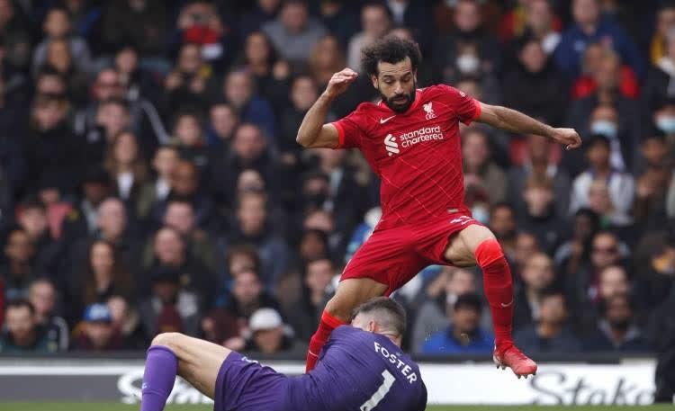 威尼斯人官网_萨拉赫连续四个赛季进球20+ 加冕利物浦英超第一人